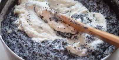 немецкий маковый творожник