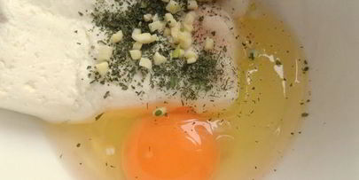 несладкие сырники с беконом