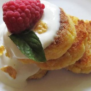 Оранжевые сырники