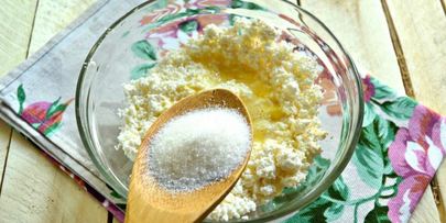 оригинальные сырники с киви