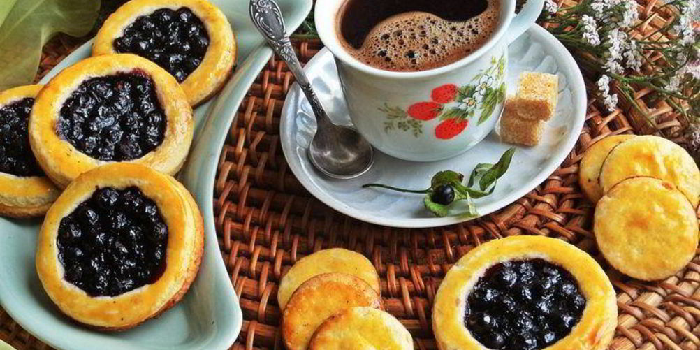 Рецепт песочники с черникой