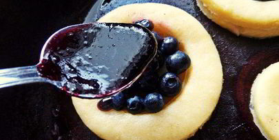 песочники с черникой