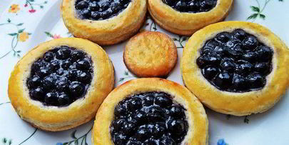 песочники с черникой