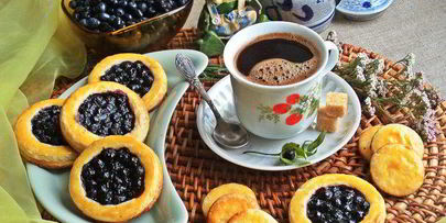 песочники с черникой