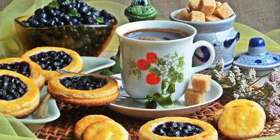 песочники с черникой