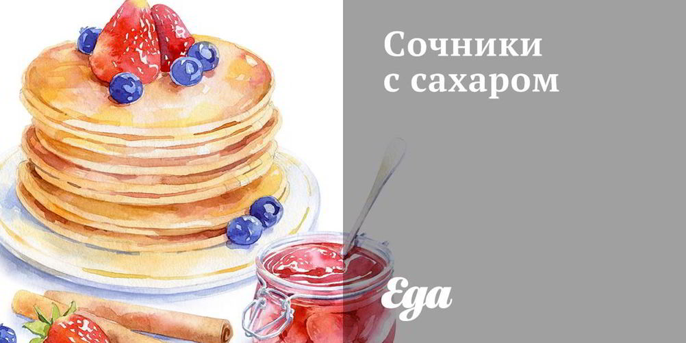 Рецепт сочники с сахаром