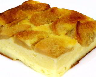 Сырник с яблоками