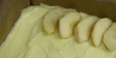 сырник с яблоками