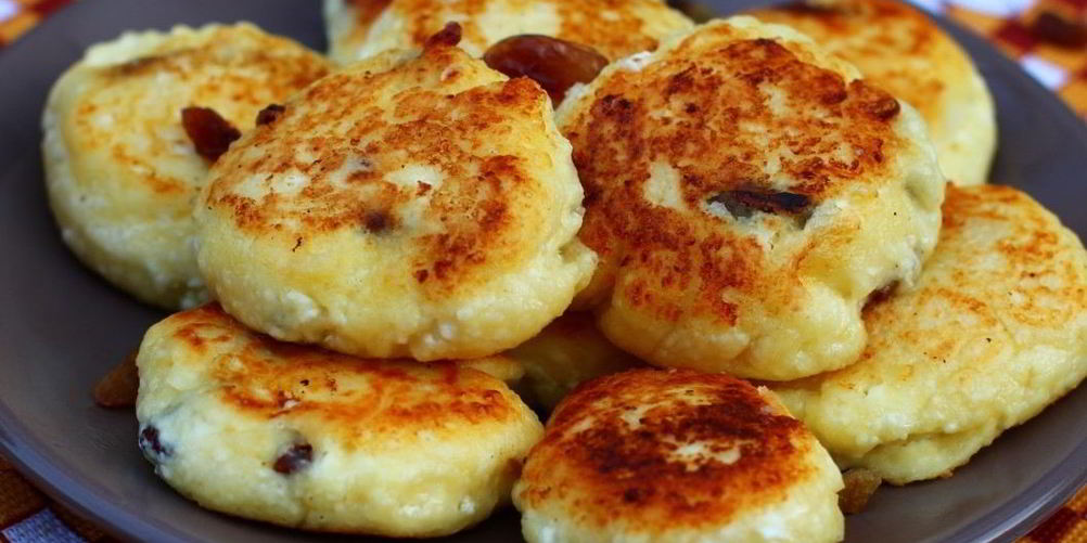 Рецепт сырники из творога с изюмом