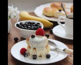 Сырники с бананом без яиц