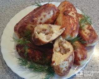 Сырники с беконом и луком