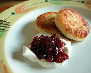 Сырники с изюмом