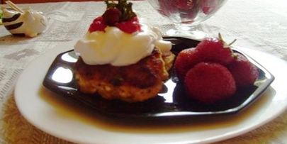 сырники с клубникой