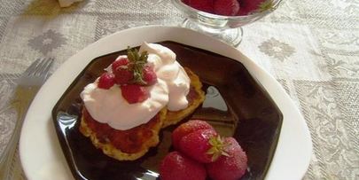 сырники с клубникой