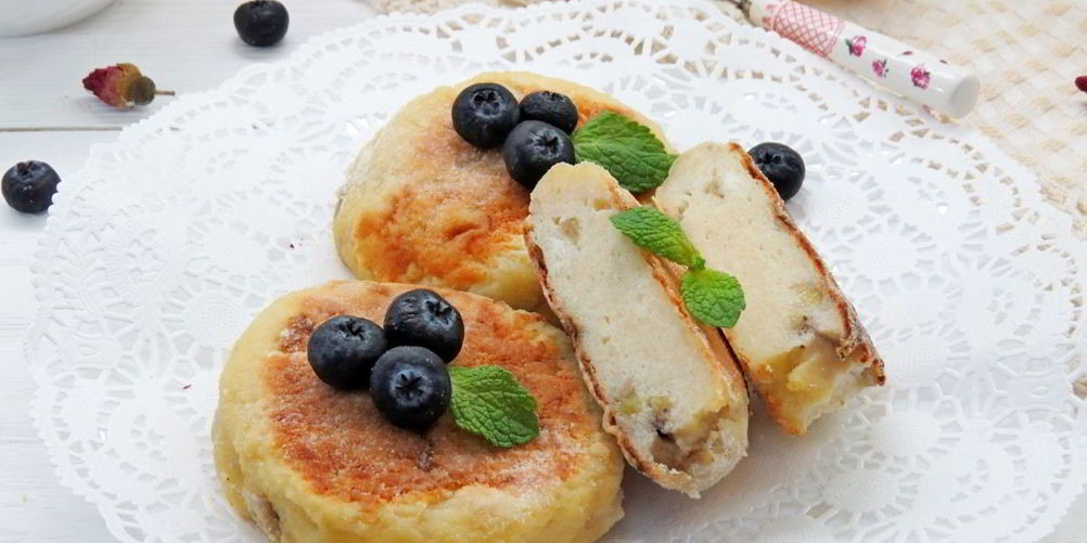 Рецепт сырники с рикоттой и бананом