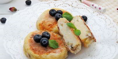 сырники с рикоттой и бананом