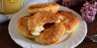 сырники с шоколадной начинкой