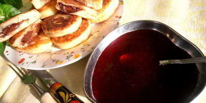 сырники с шоколадным вулканчиком — праздничный завтрак