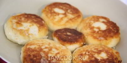 сырники с вареной сгущенкой