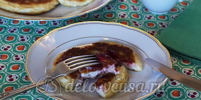 сырники с вареньем