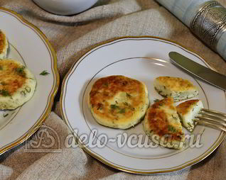 Сырники с зеленью