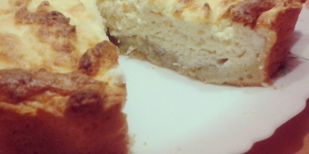 Рецепт творожник с бананом