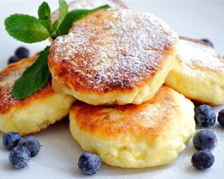 Творожные сырники с шоколадом