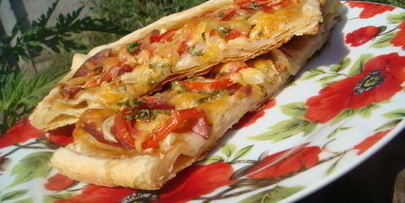 домашнее слоеное тесто и пироги из него