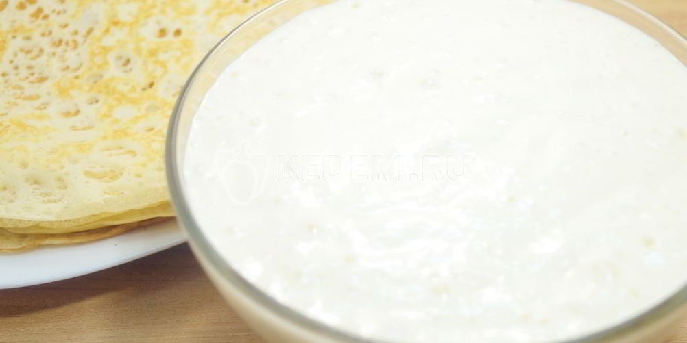 Рецепт дрожжевое тесто для блинов