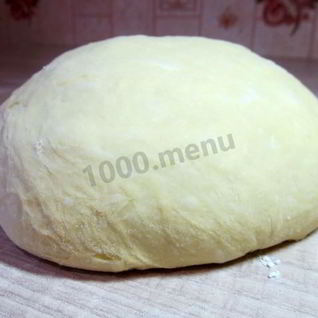 Дрожжевое тесто для сладкого рулета с ванилью