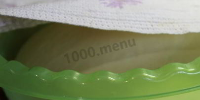 дрожжевое тесто для сладкого рулета с ванилью