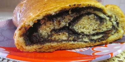 дрожжевое тесто для сладкого рулета с ванилью