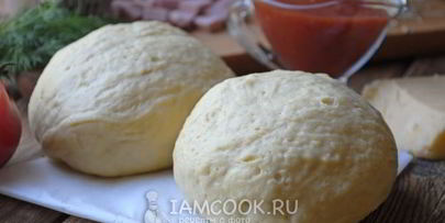 мягкое тесто для пиццы без дрожжей