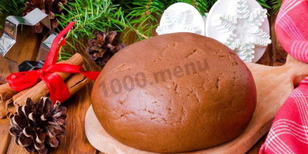 Рецепт пряничное тесто