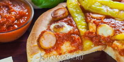 пышное дрожжевое тесто для пиццы