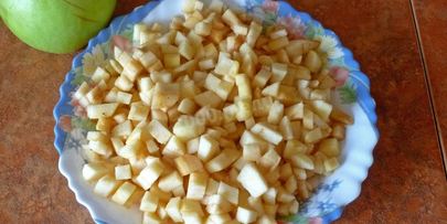 слоеное дрожжевое тесто с яблоками