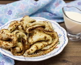 Тесто для блинов на кефире