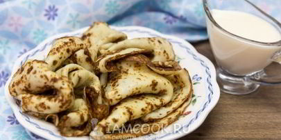 тесто для блинов на кефире