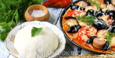 тесто для пиццы без дрожжей