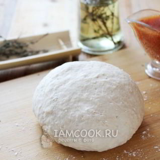 Тесто для пиццы без яиц