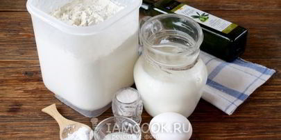 тесто для пиццы на кефире без дрожжей