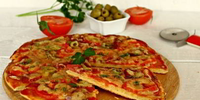 тесто для пиццы на сметане без дрожжей