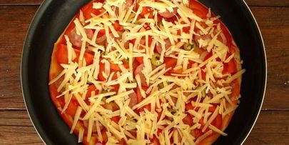 тесто для пиццы на сметане без дрожжей