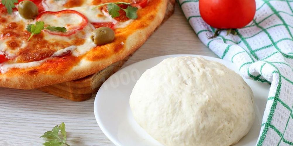 Рецепт тесто для пиццы на сухих дрожжах
