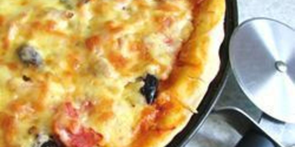 Рецепт тесто для пиццы в хлебопечке