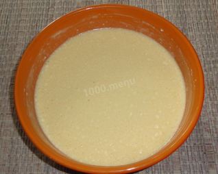 Тесто для толстых блинов на молоке