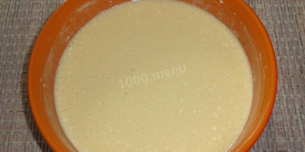 Рецепт тесто для толстых блинов на молоке