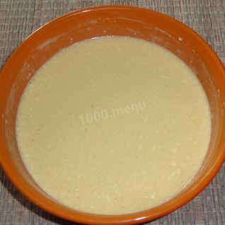 Тесто для толстых блинов на молоке