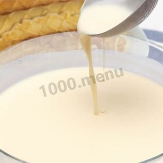 Тесто для вафельных трубочек