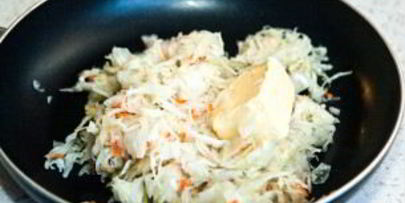 тесто на кефире с капустой